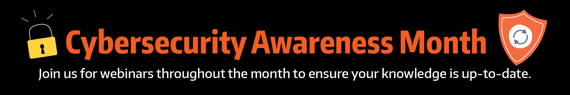Join us for webinars throughout October!