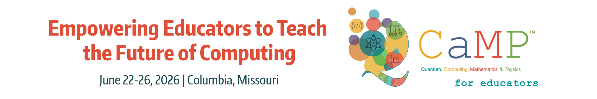 QCaMP is a professional learning experience designed to introduce K–12 educators to quantum information science and technology.