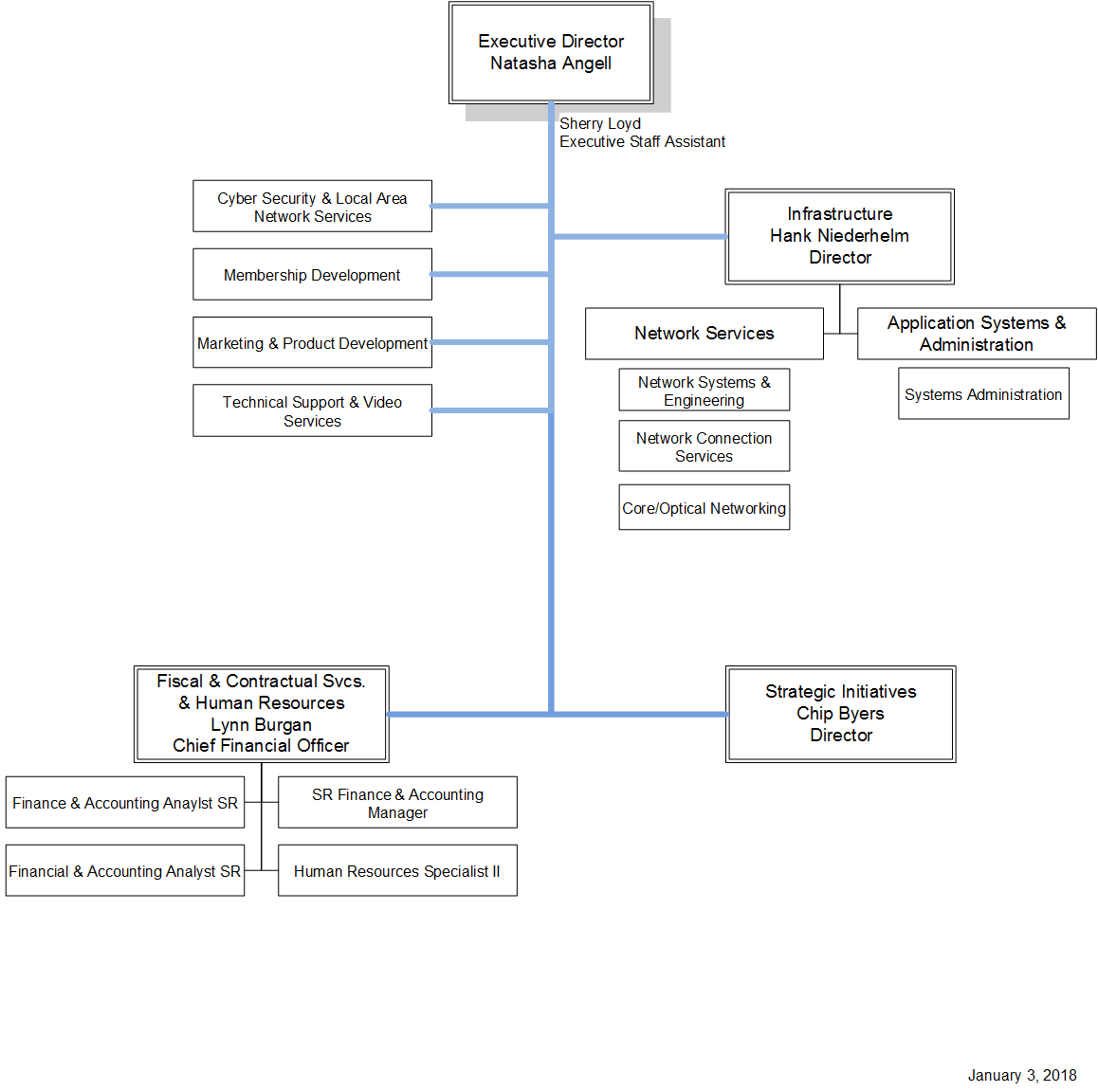 High Level Organizational Chart