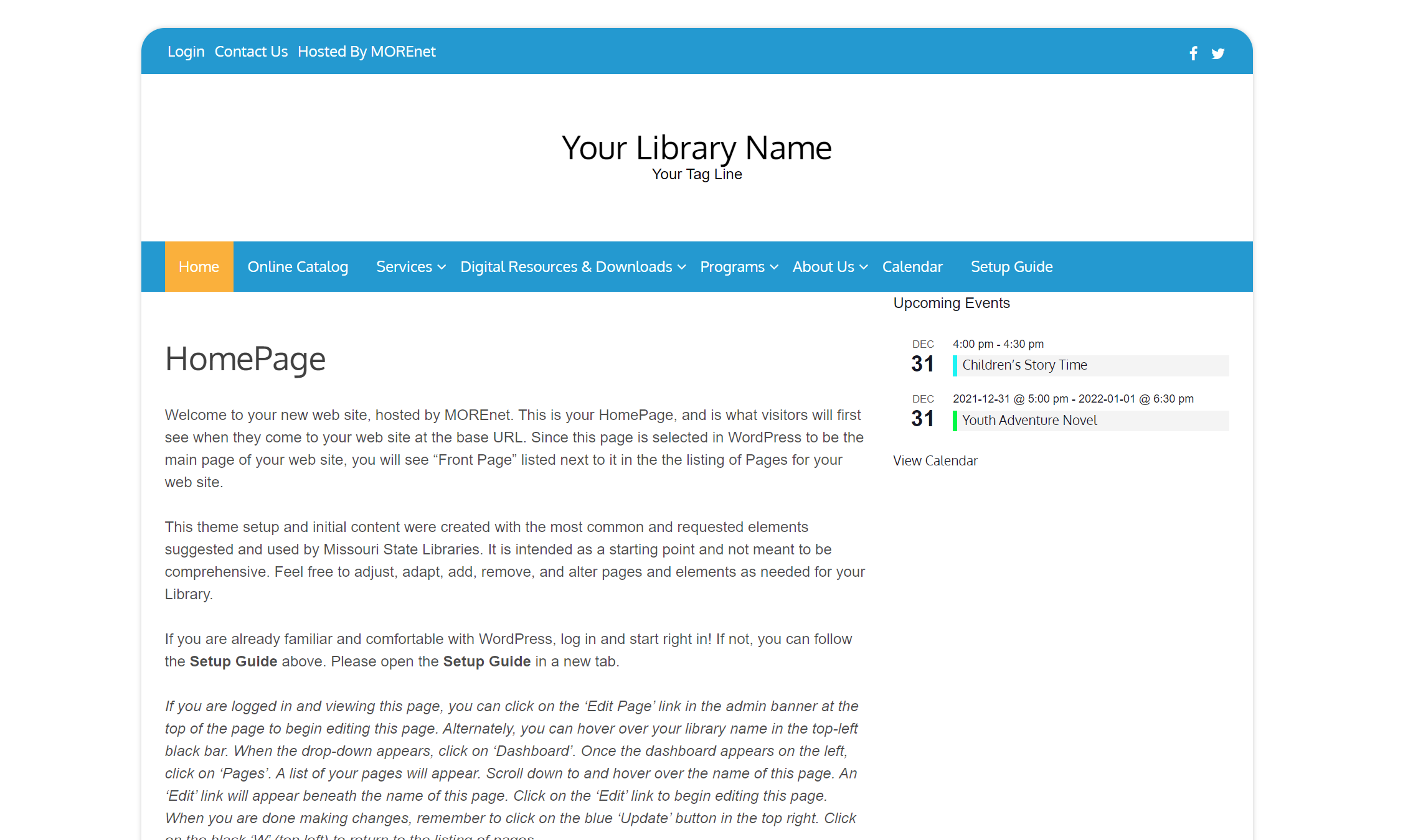 First Library Template